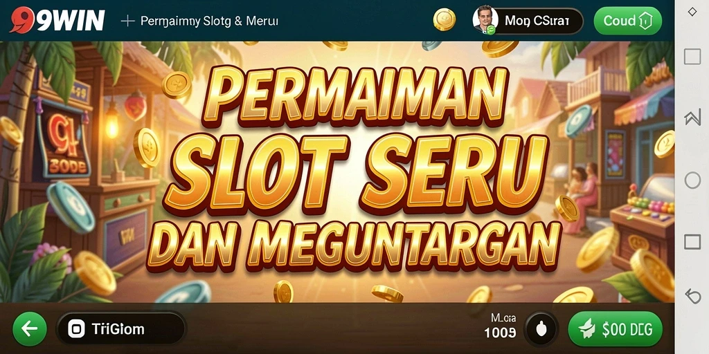 Screenshot utama 9WIN menampilkan gameplay Slot yang menarik.