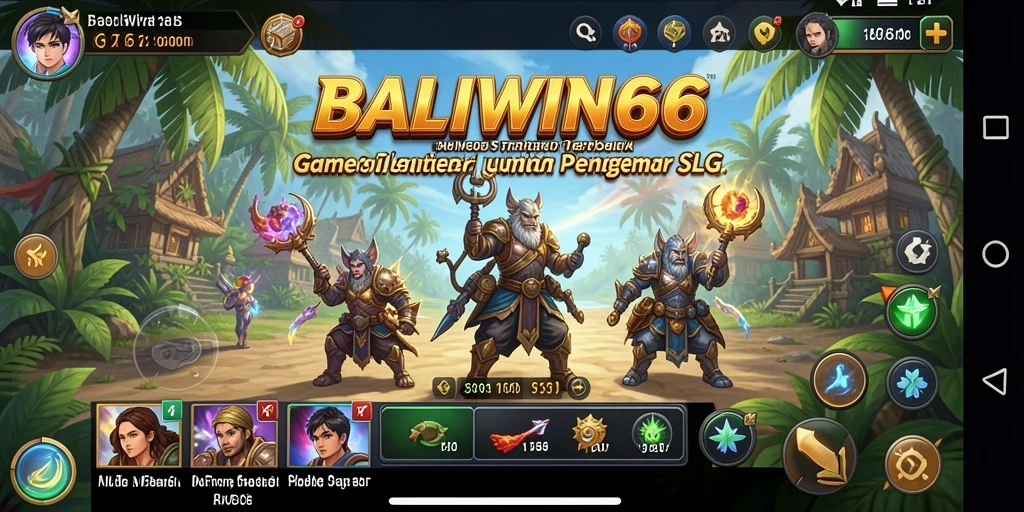 Tampilan menarik dari permainan SLG BALIWIN66.