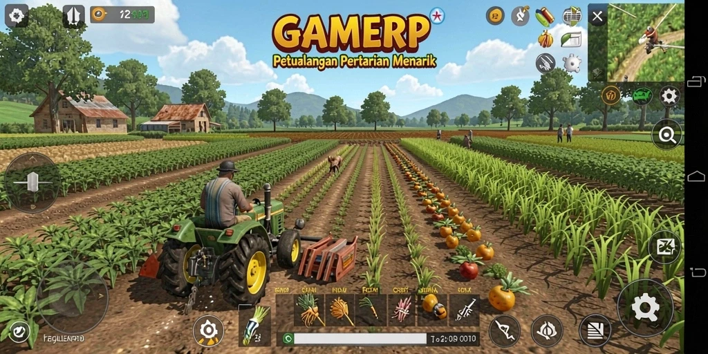 Tampilan gameplay GAMERP yang memukau dan interaktif.