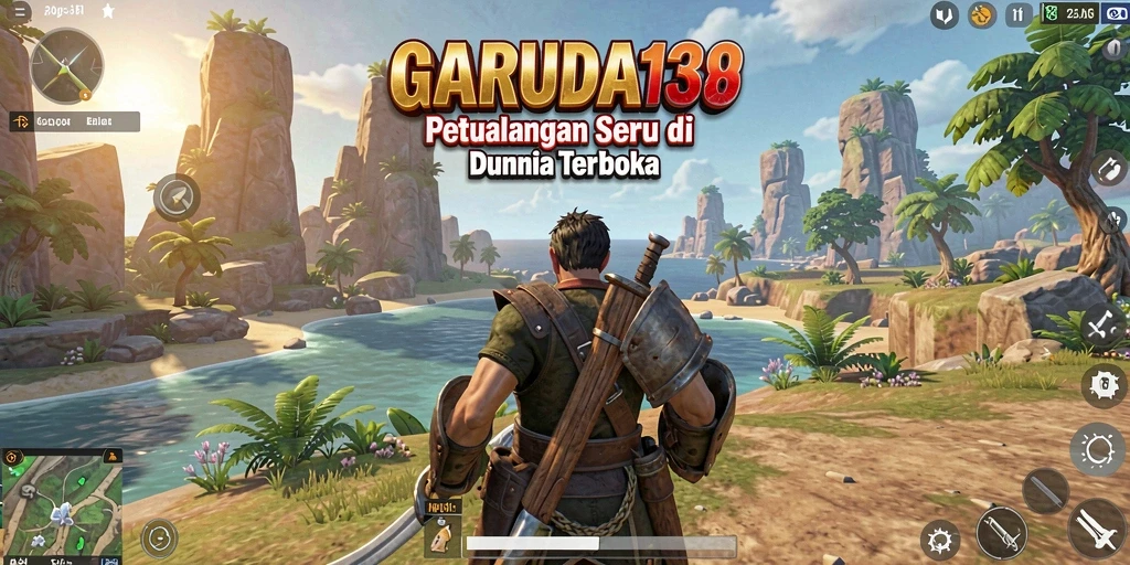 Tampilan menakjubkan dari gameplay GARUDA138 di dunia Open World.
