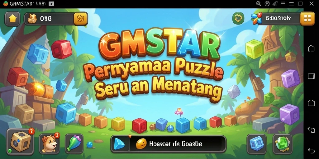 Tampilan gameplay GMSTAR yang menarik dan penuh tantangan.