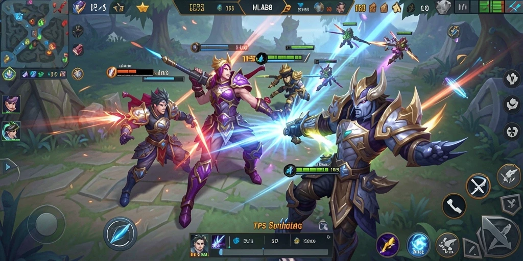 Tampilan gameplay seru dan mendebarkan dalam game TPS.