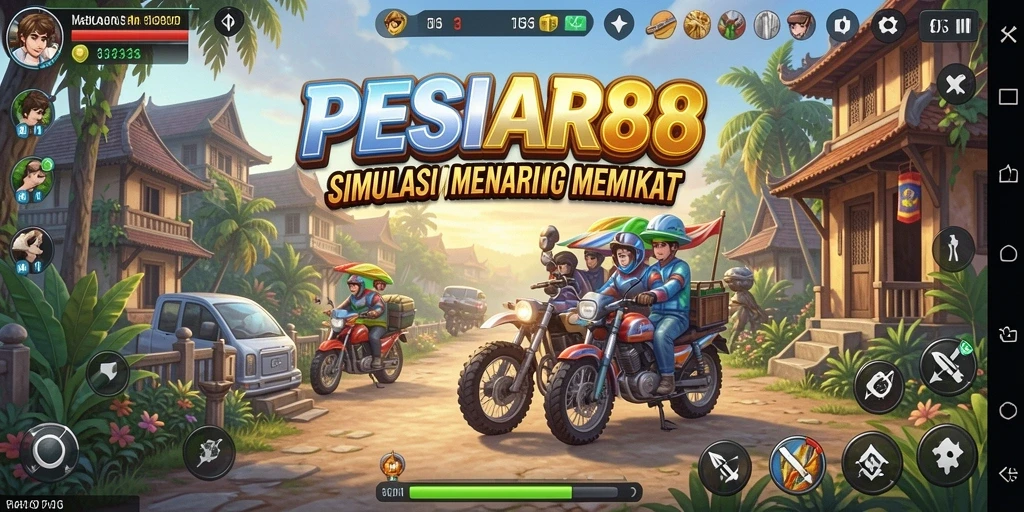 Tampilan gameplay PESIAR88 yang memukau dengan simulasi realistis.