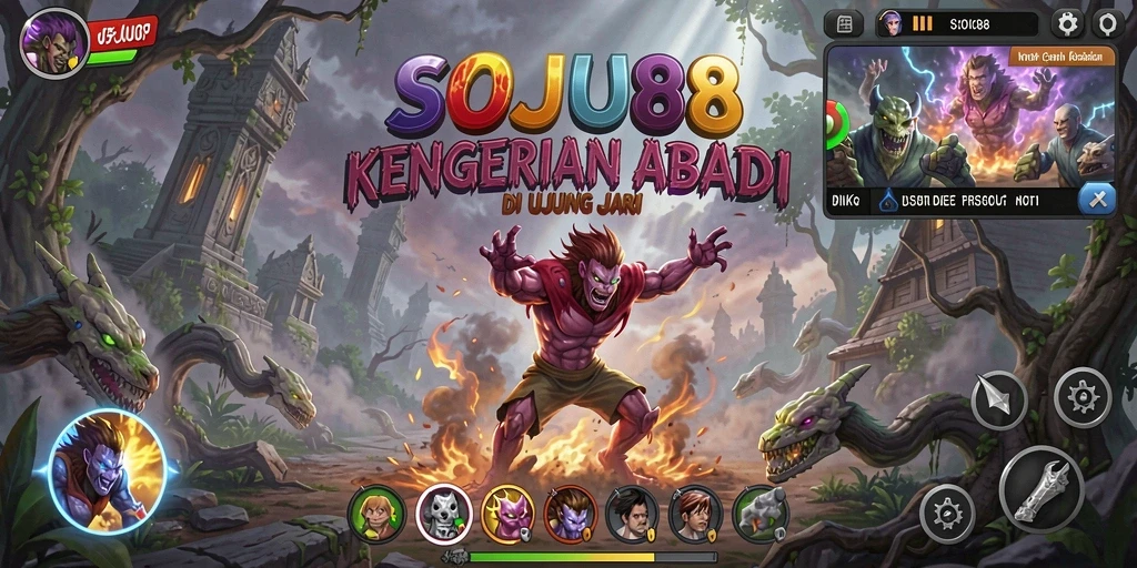 Tampilan gameplay SOJU88 yang mencekam dan menegangkan.