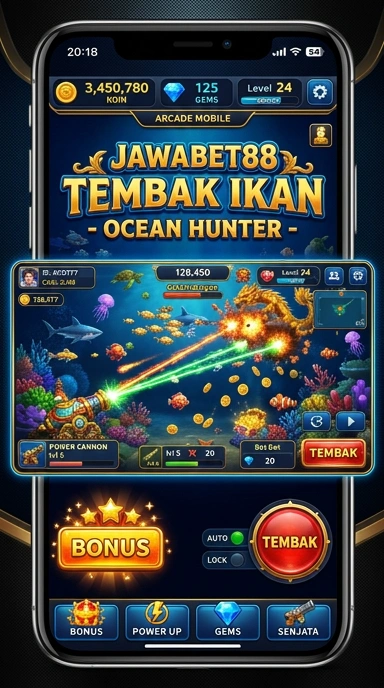 Screenshot aplikasi jawabet88 saat digunakan di perangkat Android.